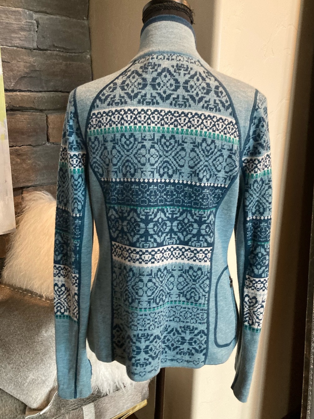 Icelandic Design Hayley Merino Wool 1/2-Zip Sweater - Picture 4 of 12